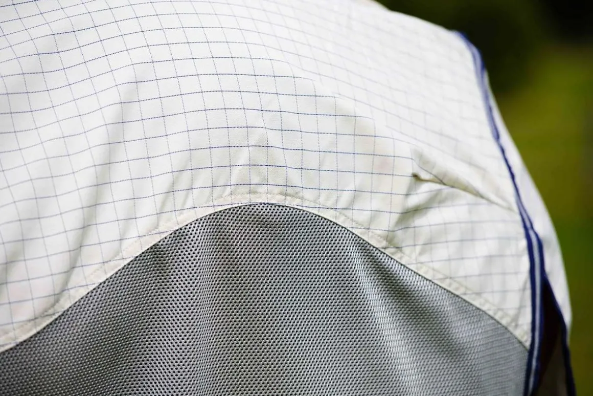 Amigo Airflow insektsbeskyttelse dekken -Navy Check/Atlantic Blu