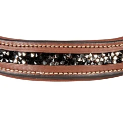 Antarès Precision Crystal pannebånd svart glitter