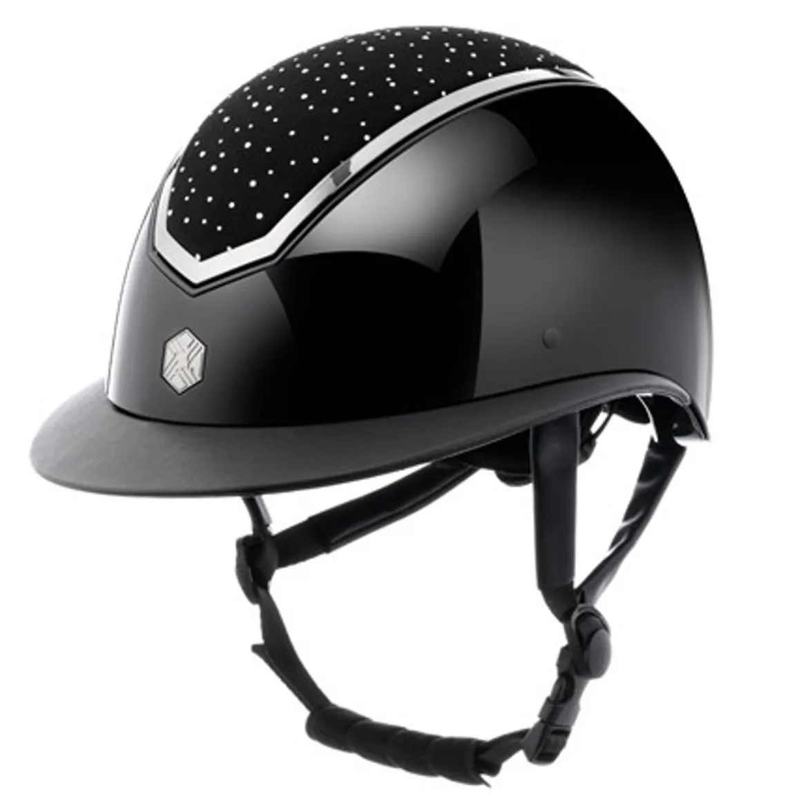 Charles Owen Kylo Wide Peak Glossy Crystal