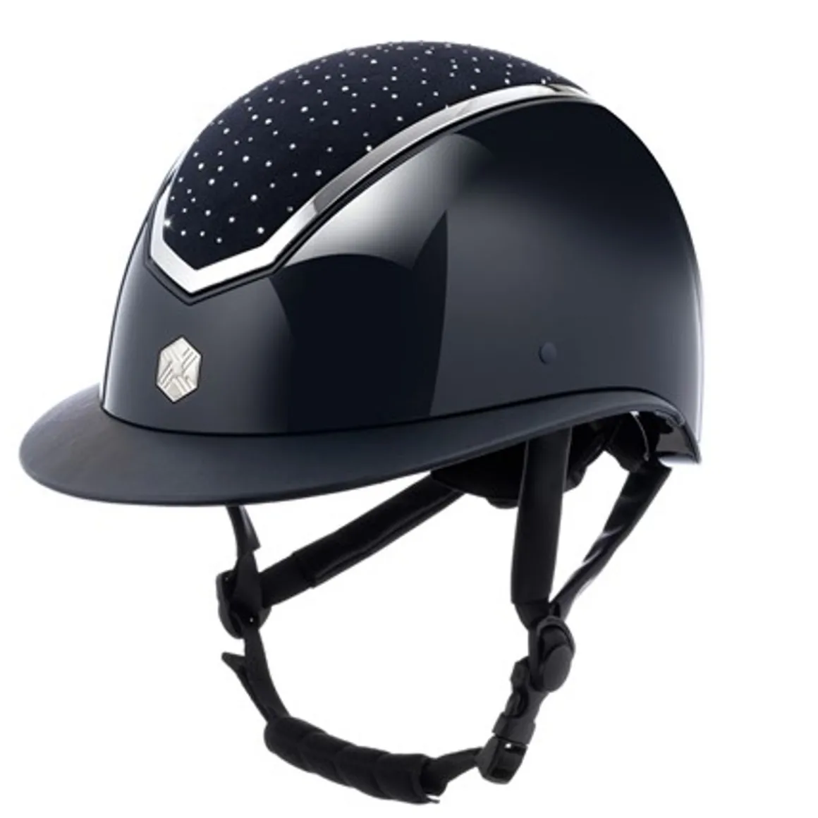 Charles Owen Kylo Wide Peak Glossy Crystal