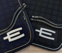 Equiline E- Logo Sprang Schabrak Navy/Rosa