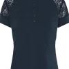 Equipage Brooke kortermet stevneskjorte Navy