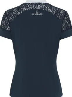 Equipage Brooke kortermet stevneskjorte Navy