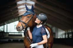 Equipage Brooke kortermet stevneskjorte Navy