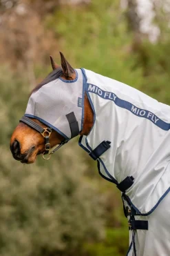Horseware Mio Fly Rug - Lunar Rock/Navy