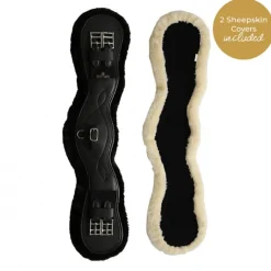 Kentucky Anatomisk gjord m/saueskinn Kort - Sort