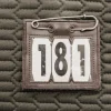 Kentucky Head Number PVC w/Safety Pin