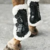 Kentucky Vegan Sheepskin Tendon Boots Bamboo Elastic