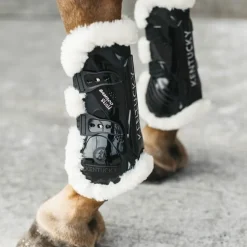 Kentucky Vegan Sheepskin Tendon Boots Bamboo Elastic