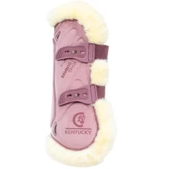 Kentucky Vegan Sheepskin Tendon Boots Bamboo Elastic Velvet -Fle