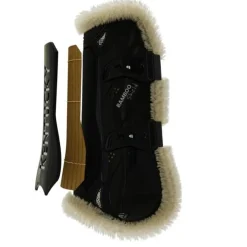 Kentucky Vegan Sheepskin Tendon Boots Bamboo Elastic