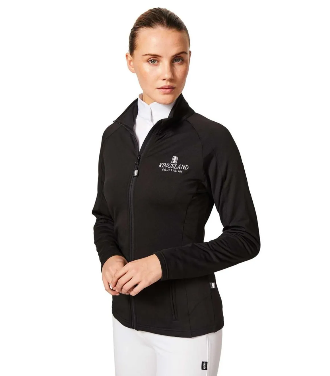 Kingsland Classic Fleece jakke Dame - Sort