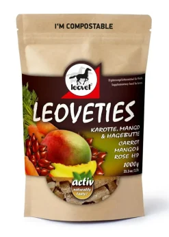 Leoveties - 1kg Banan og gulrot