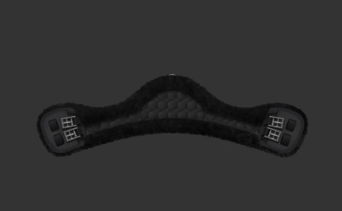 Mattes Kort Athletico Elastisk Quilt Gjord i Saueskinn - Sort/So
