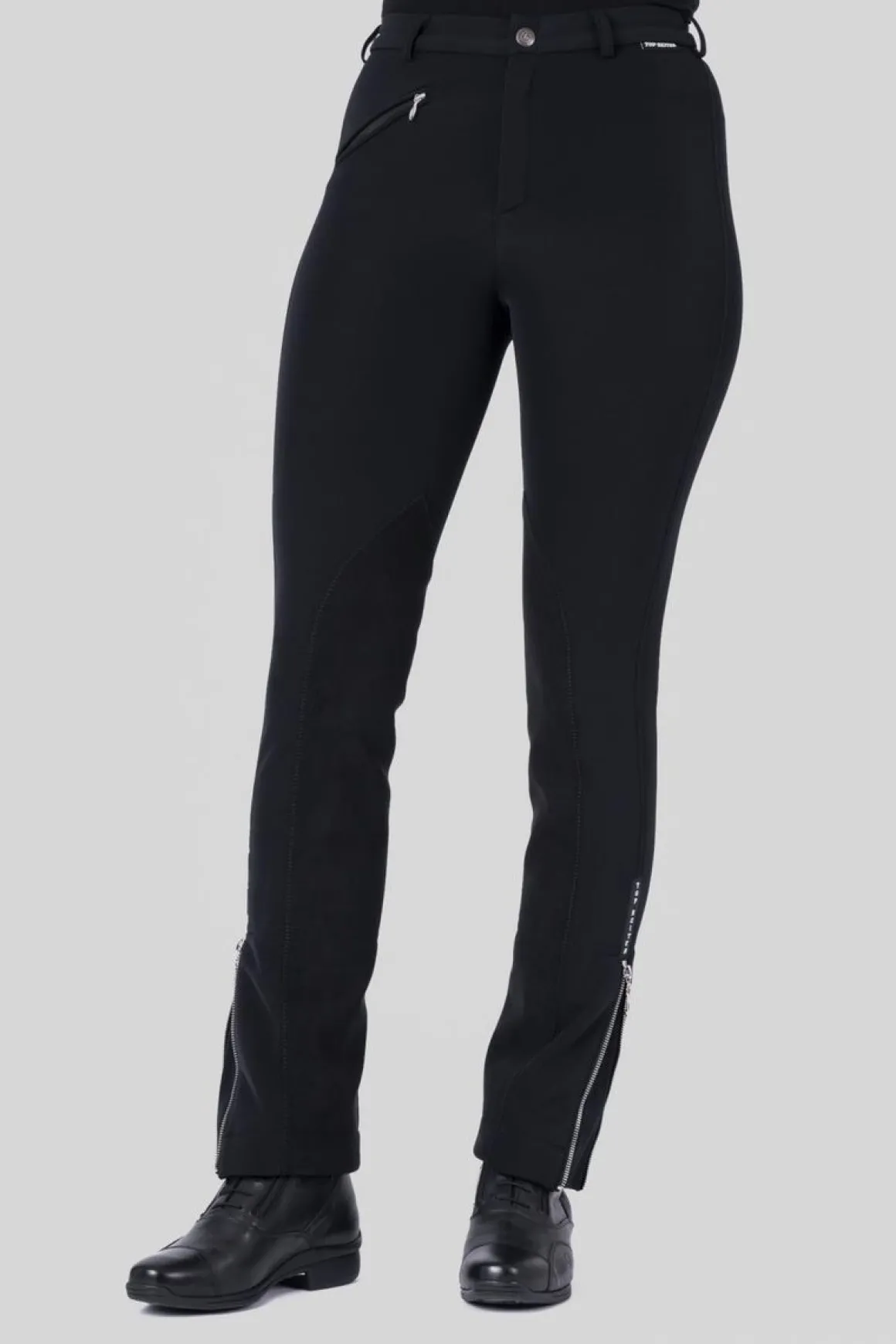 Top Reiter Zipp Softshell Ridebukse til dame