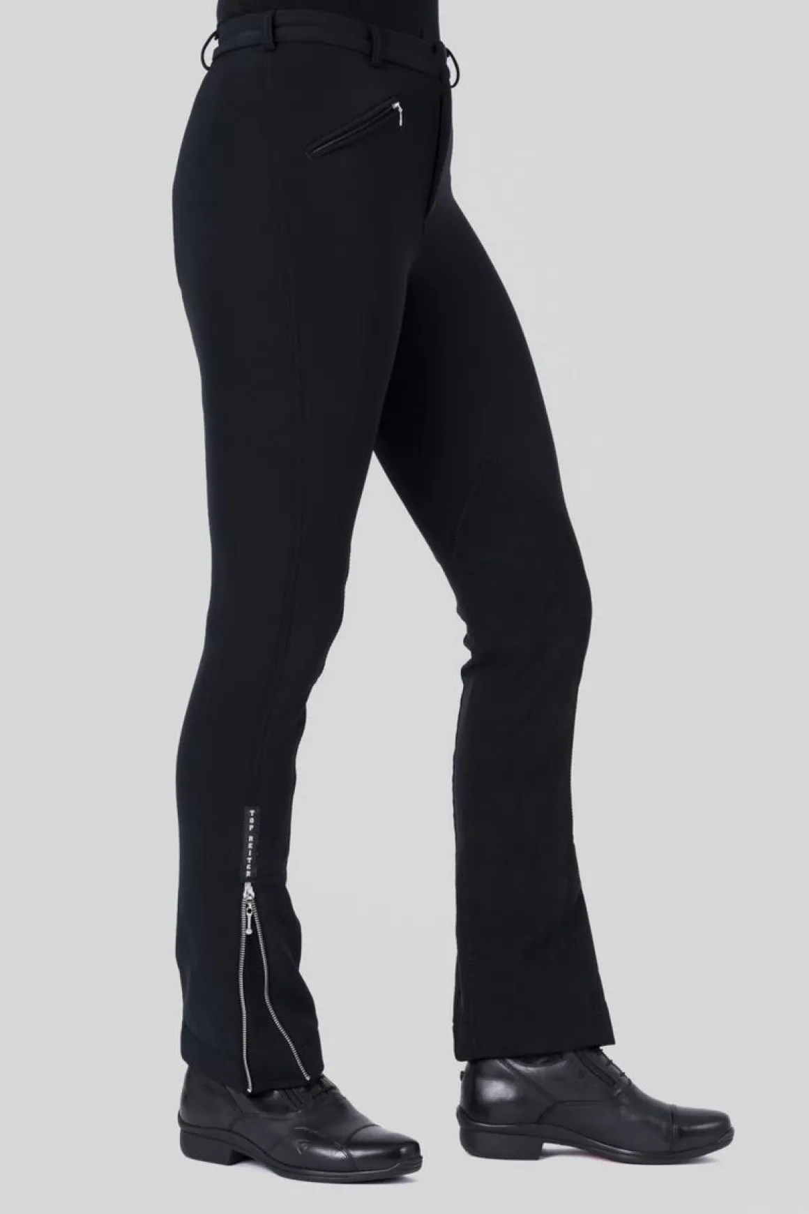 Top Reiter Zipp Softshell Ridebukse til dame