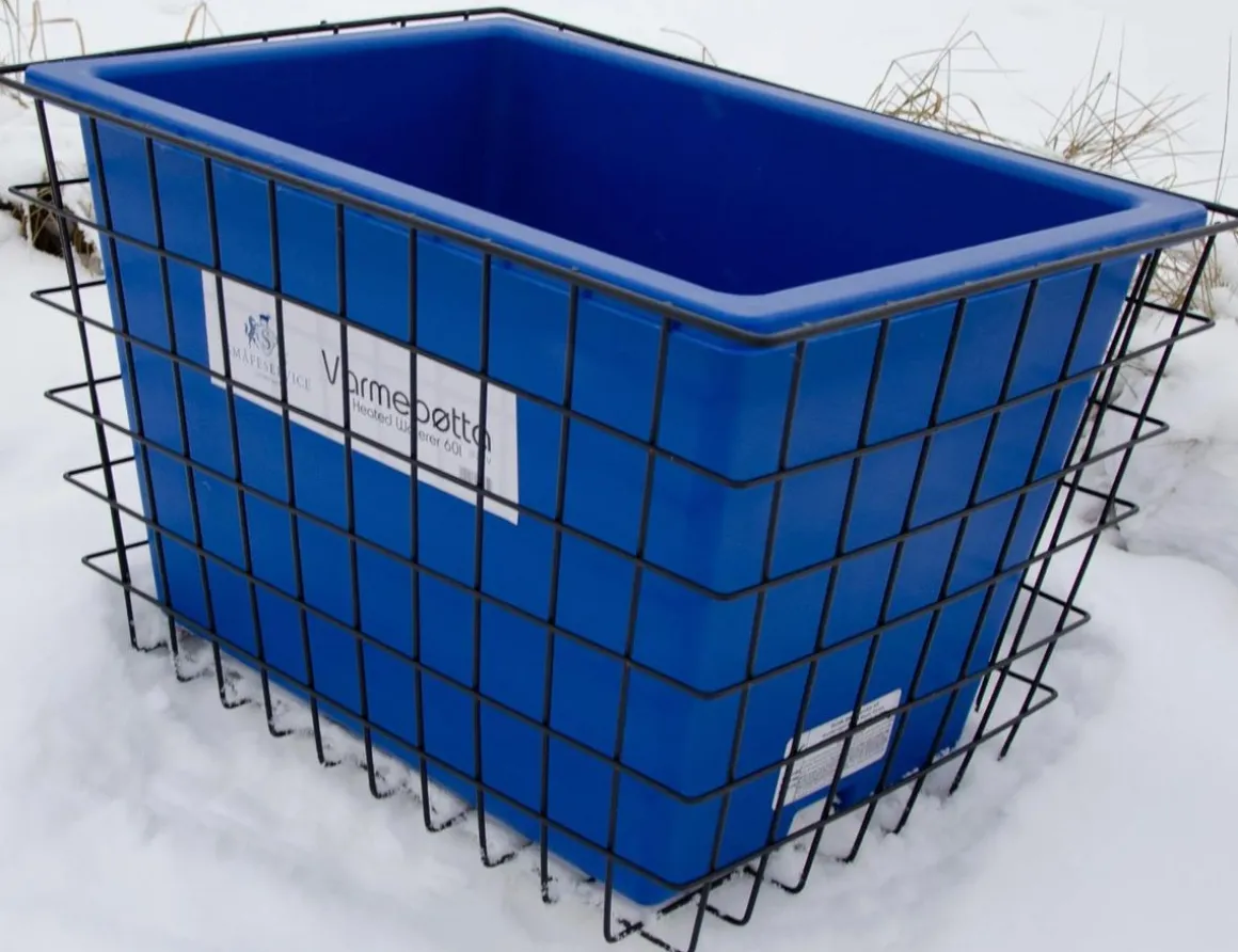 Varmebalje 60 liter inkl. omformer - Blå