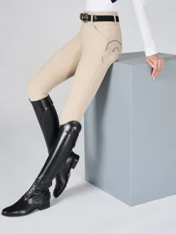 Vestrum Molveno Ridebukser Kne Grip Beige